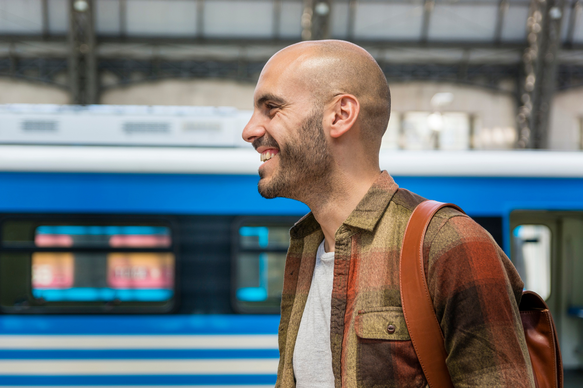 Male travelling